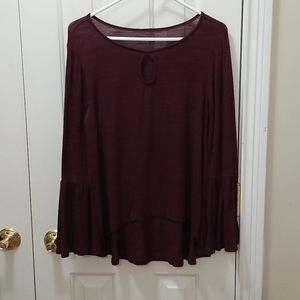 3/$9 a.n.a. purple shirt sz M